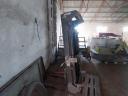 Forklift tower for tractor with bale fork