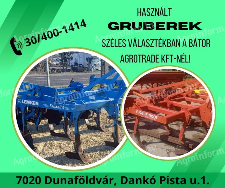 Wide range of used gruber for sale