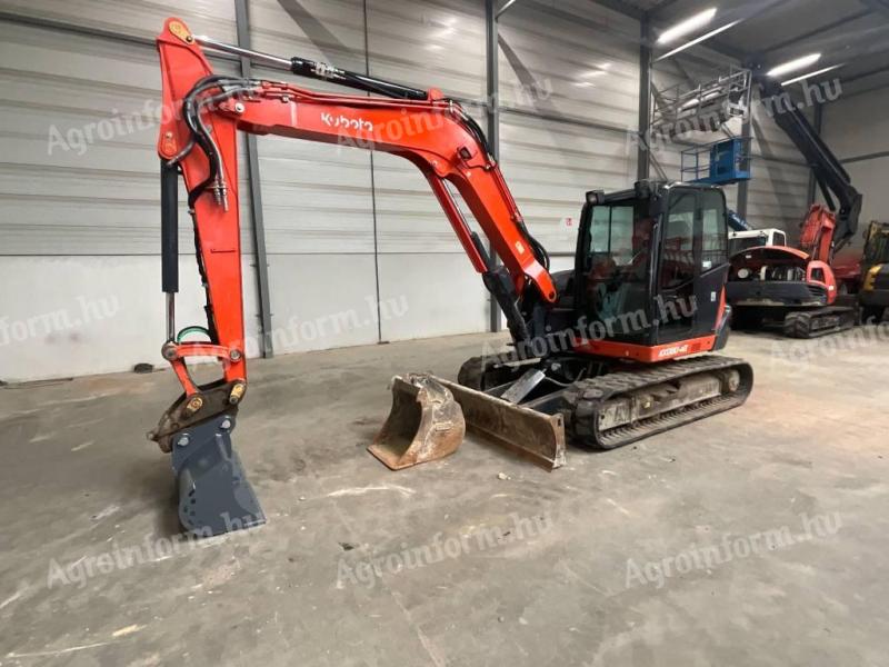 Kubota KX 080-4 A / 2017 / 3.421 h / Leasing from 20%