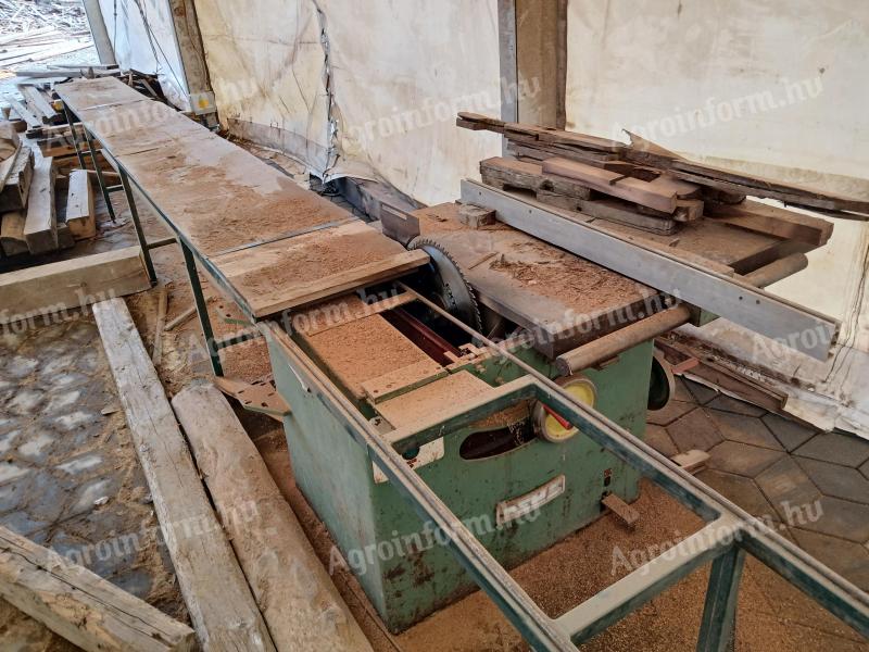Woodworking edging circular saw