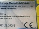 (ÚJ) Jansen AGF-240 rézsű szárzúzó +1 év garanciával