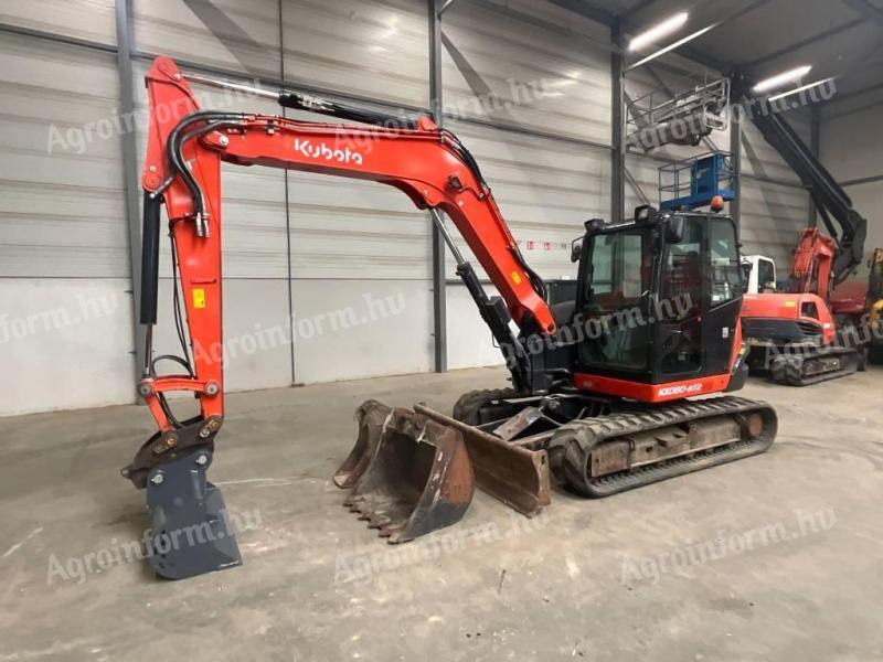 Kubota KX 080-4 A2 / 2019 / 4.140 hours / Leasing from 20%