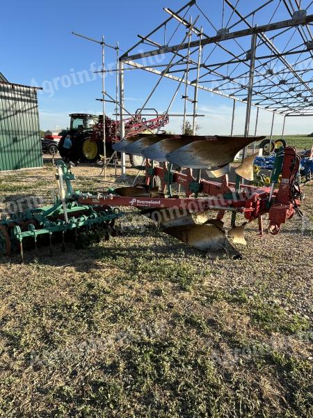 Kverneland LD 100 AS 3+1 and alternately rotating plough with Pakomat ploughing machine