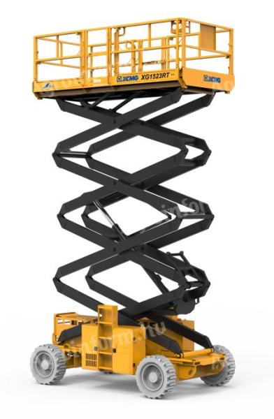 XCMG XG1523RT Terénní dieselový nůžkový výtah