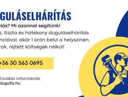 Duguláselhárítás Tiszaföldvár