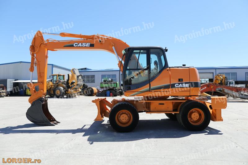 Case WX145 rubber wheel excavator