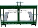 Tractor three-point drawbar pallet fork