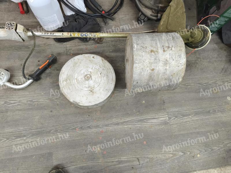 Aluminium block, turnable