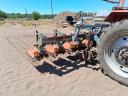 6 row rotary row cultivator, steerable