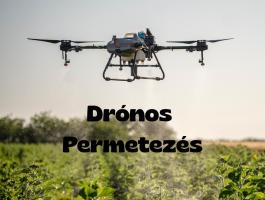 Drónos permetezés és felmérés