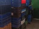 Used plastic compartment