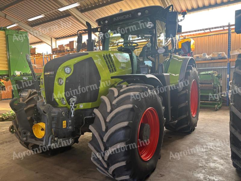 Claas Arion 660 C-Matic Cebis with full equipment