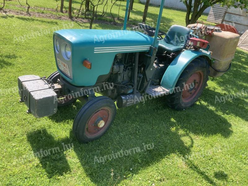 Eicher 2-cylinder, 30 HP small tractor with implements