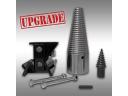 Conversion of an earth drill into a conical splitter