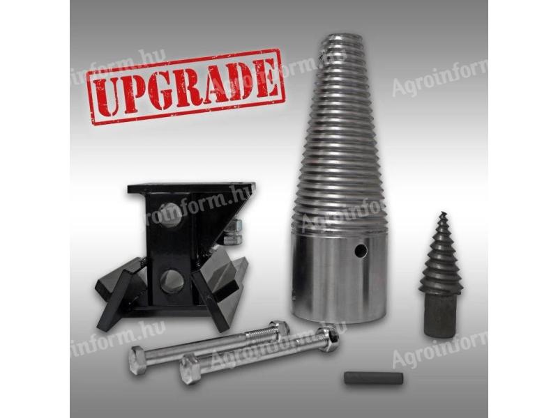 Conversion of an earth drill into a conical splitter