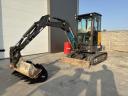 Volvo ECR 25D trencher mini excavator