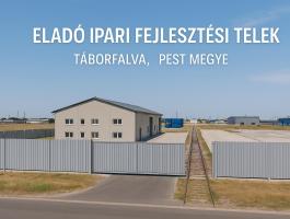 Eladó ipari fejlesztési telkek – Táborfalva, Pest megye