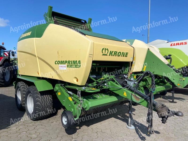 Krone CF 155 XC baler wrapper combination