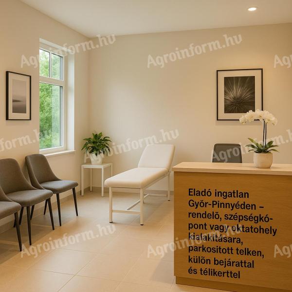 Ausgezeichnete Immobilie für Gesundheits-, Schönheits- und Bildungszwecke zu verkaufen - Klinik, Schönheitszentrum, Beratungszentrum in Győr-Pinnyéd