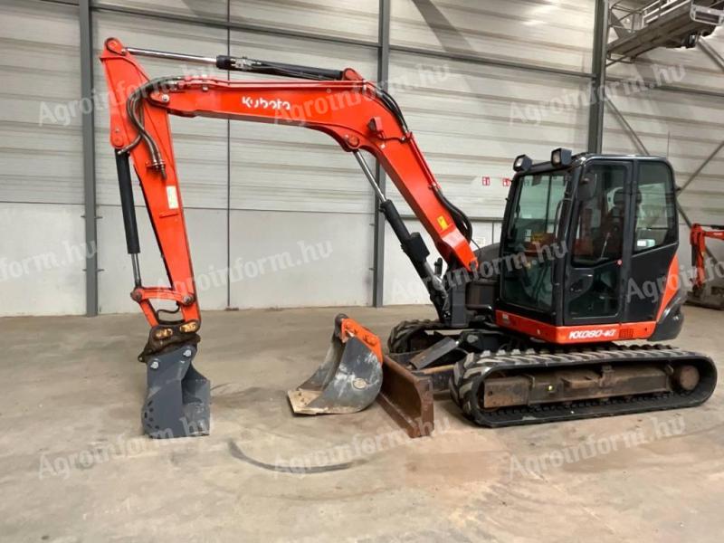 Kubota KX 080-4 A / 2017 / 3 267 üzemóra / Lízing 20%-tól