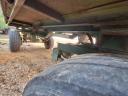 Trailer, tipper, HW8011, red license plate, truck wheel, 140 cm height, manure transport side opening, good brakes and tilting rollers