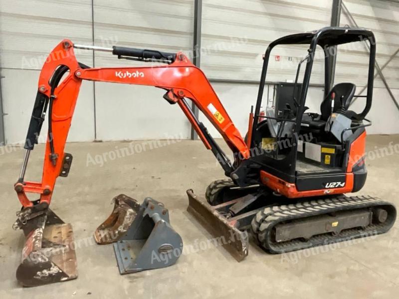 Kubota U27-4 / 2016 / 2.420 hours / Leasing from 20%