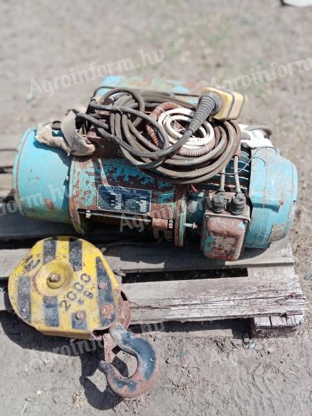 Balkancar rope hoist, trolley
