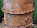 BARREL, Iron-plate barrel with iron straps 200 L