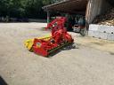 Pöttinger Lion 301 rotary harrow with hydraulic seed drill attachment