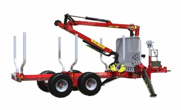 Tajfun GAP 90 forestry tedder