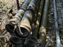 For sale! Used 7 aluminium irrigation pipes, diameter 130 mm, 6 fm/db