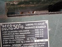Delta 50 típusú gabona felszedő