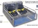 Kimtek Leolite platform adapter, 2 person, with rescue/search dog kennel