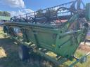 John Deere T670i 4WD premium combine with grain, JD 608C corn harvester adapter