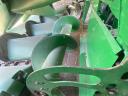 John Deere T670i 4WD premium combine with grain, JD 608C corn harvester adapter