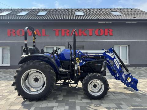 FARMTRAC 6050E ROPS traktor és INTERTECH IT800 rakodó - Royal Traktor