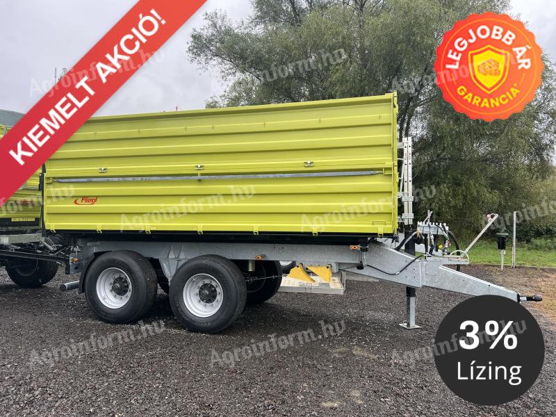 Fliegl TDK 200 FOX (20 t) Tandem három oldalra billentő pótkocsi ÚJ, KEDVEZŐ ÁRON, GARANCIÁVAL!