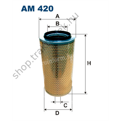 Levegőszűrő AM420 Filtron