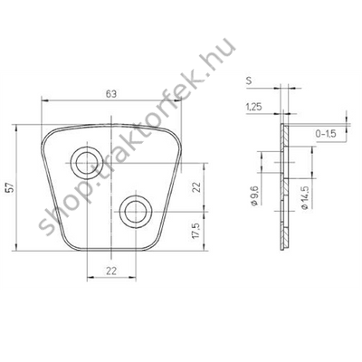 MIBA kuplungszegmens 4,0mm/ BD156.400