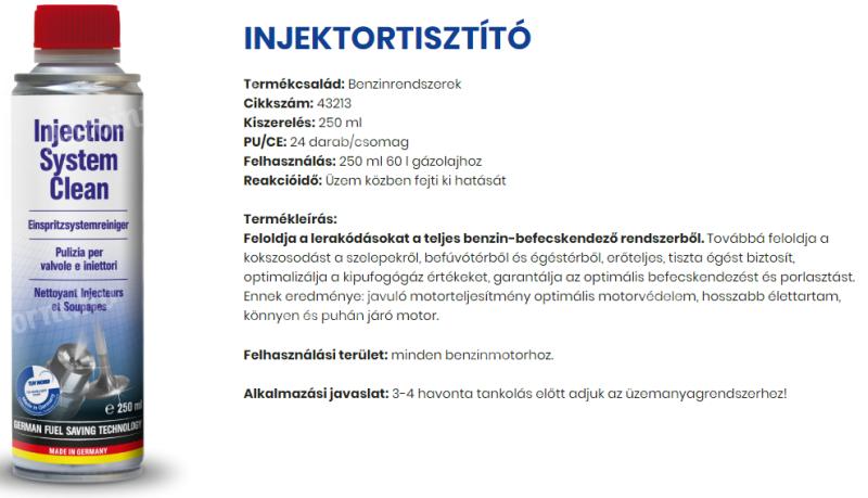 43213/PRO/U AUTOPROFI INJEKTORTISZTÍTÓ 250ML