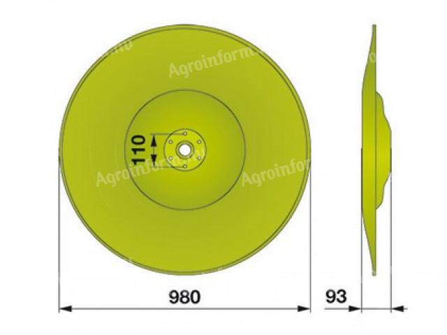 RK fűkasza csúszótányér (RK-210) Claas 