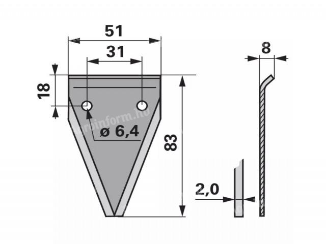 kaszapenge ESM 2mm sima