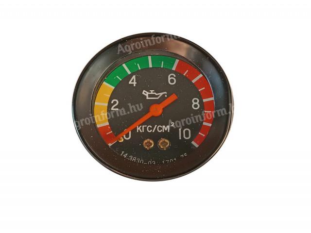 MTZ olajnyomásmérő óra mechanikus 10 bar