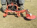 Körkasza - oldalazó kitérős kasza, traktor felfüggesztéssel, AGRIZAN, hidraulikus oldalmozgatással