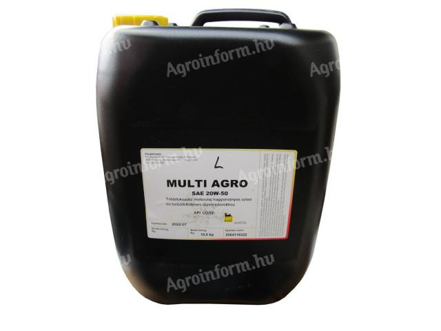 Motorolaj Agip / ENI I-Sigma Multi Agro 20w-50, 18kg / 20liter