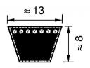 Ékszíj 13x2743 Li Optibelt