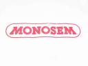 Monosem-hez matrica műtrágyatartályra, Monosem felirat, piros (öntapadós) MONOSEM