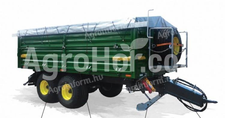 MCMs 4,2 m-es 2 tengelyes tandem pótkocsi (max. 10 tonna)