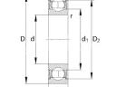 Kramp Mélyhornyú gojóscsapágy 6208 2RS C3 SKF