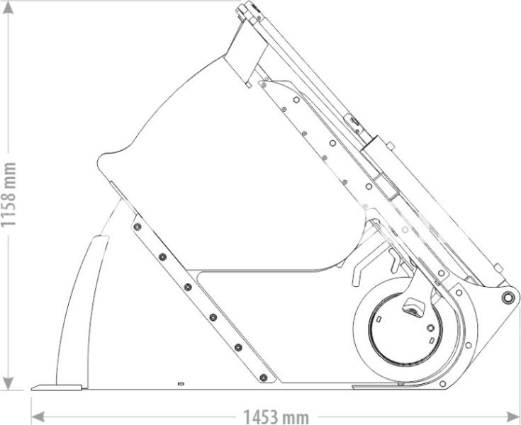 FK Machinery Takarmány kiosztó kanál csigával 220 cm-es